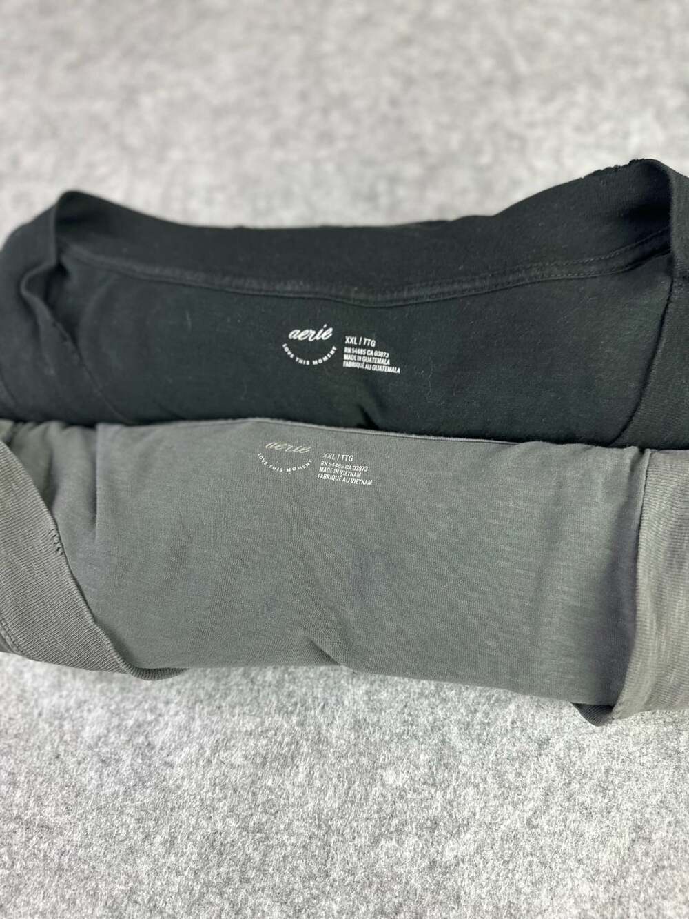 Aerie XXL 2-Pc Soft Wash  • Black + Charcoal Gray